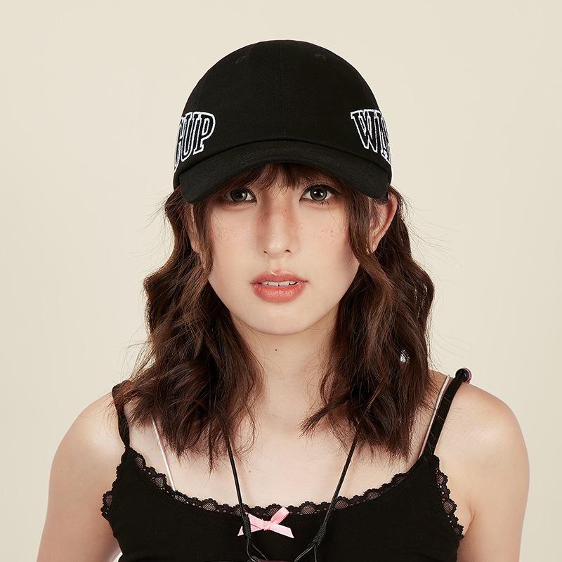 Double side edge embroidered baseball hat niche cap men's and women's versatile baseball hat tide