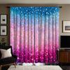 Hd Digital Color System Rainbow Girly Style Curtains Home Decorating Decoration Living Room Bedroom Through Ro Set Of 2 Made Polyester Sitting Decor