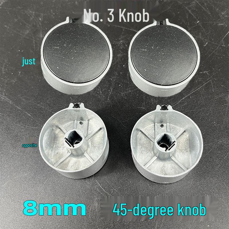 Perilla universal para cocina de gas con interruptor de 8 mm - Botón de encendido para quemador de cocina de gas natural y GLP