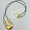 U-Shaped Horseshoe Pendant Necklace Simple Clavicle Chain Alloy Material Birthday Gift for Women Girls Choker Necklace
