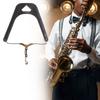 Saxophone Strap Adjustable Neck Strap Saxophone Harnesses PU Leather Padded Soft Neck Slings Comfortable and Breathabilit
