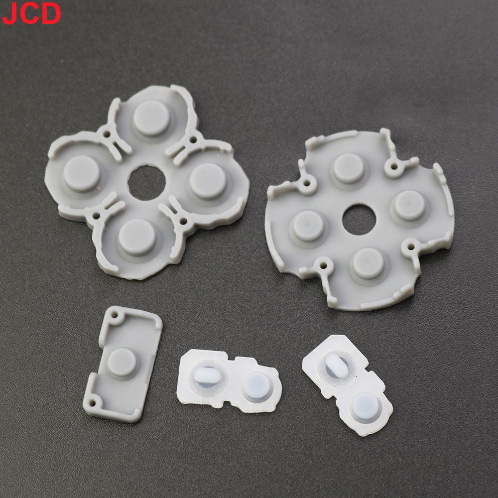JCD 1 Set Silicone Conductive Rubber Adhesive Button Pad Keypads for PS5 1.0 2.0 V1 V2 BDM-020 Controller Gamepad Accessories
