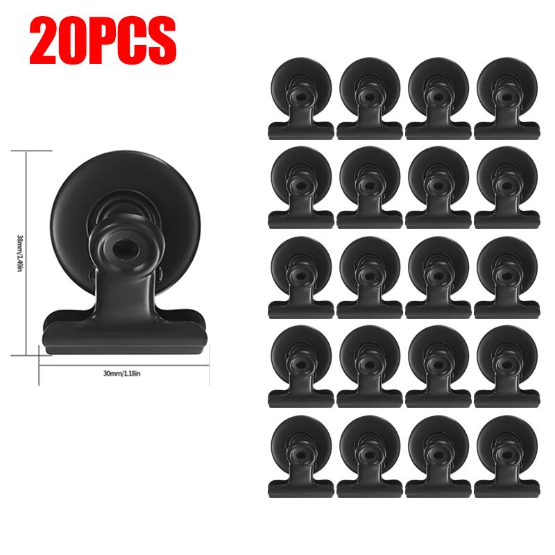 Magnet Clips Heavy Duty Sticky Pads Strong Refrigerator Magnetic Clips for Whiteboard Photo Office Locker Displays Magnets Clip