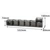 2026 new 6 in 1 5 in 1 Transparent black Acrylic Aquarium Filter Boxes External Hanging Water Purifier for Aquarium Fish Tank