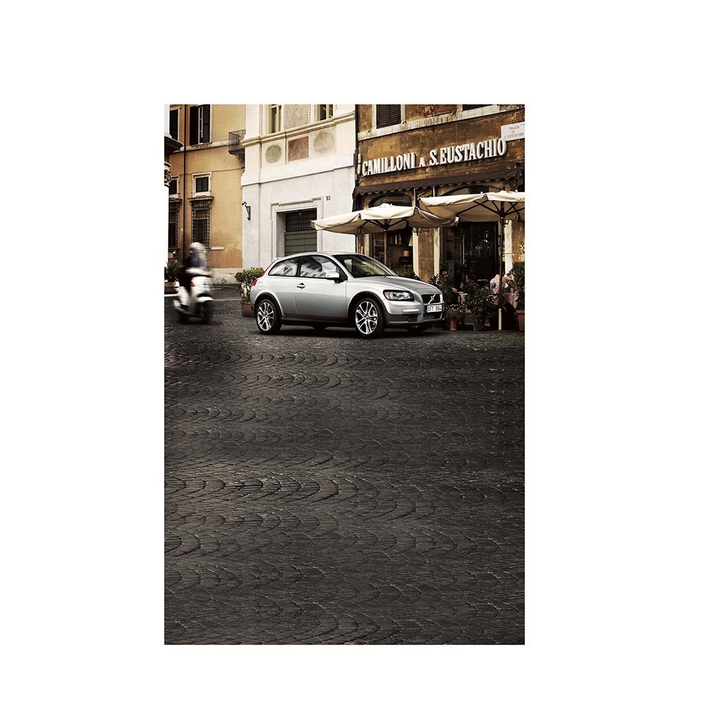 Urban Nightscape Backdrop-City Street Scene for Weddings,Birthdays,Party Banner,Picturesque Scene,Wall Tapestry