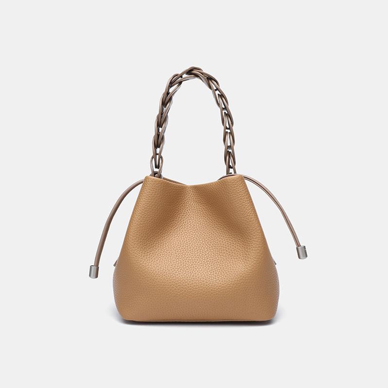 Bucket Bag Women's 2025 New Summer Versatile Shoulder Messenger Bag Women's Niche Commuter Portable Women's Bag Small