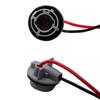 HUIQIAODS S25 Single Turn Signal Headlight Tail Lamp Socket 1156 (BA15S) Waterproof (1156 (BA15S) Waterproof Socket