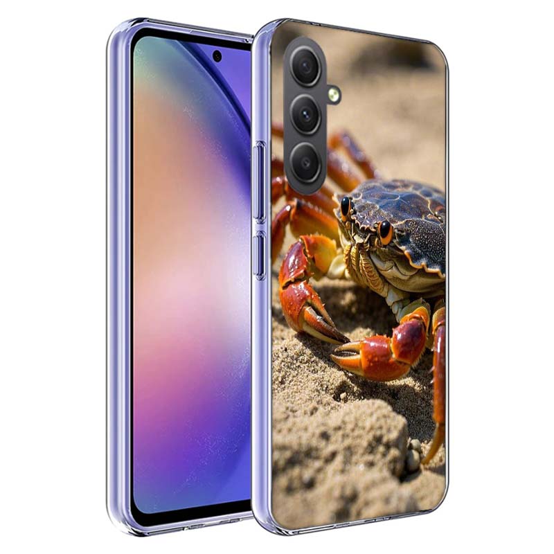 Unique Animal Crab Phone Case for Samsung A17 A37 A57 A07 A16 A26 A36 A56 A06 A02S A12 A22 A32 A52S A04S A14 A24 A34 A54 A03 A13