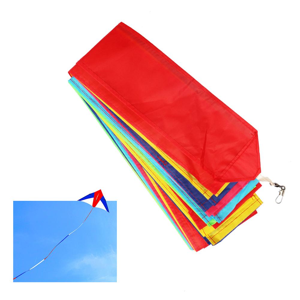 10m Kite Tail Rainbow Ribbon For Single Line/Dual Line Kite Kids Beach Play Party Outdoor Sport Kite Accessories E2O2