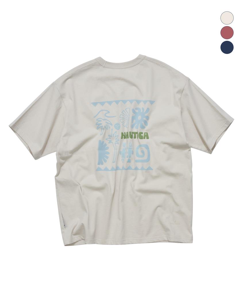 NAUTICA Ocean Tribal T-Shirt (3 Colors) Nts5556