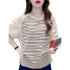 Women's Summer Short-Sleeve T-Shirt 2026 New Design for Petite Figures, Unique Striped Patchwork Shirt-Style T-Shirt, Stylish Top