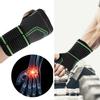 Sport Protection Wristband Bracer Hand Wrist Guard with Pressure Belt(M)