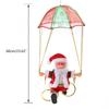 Electric Santa Clause Doll Toy Parachute Dancing Old Man Ornament Decoration Home Fun and Unique Decor for Festive DropShipping