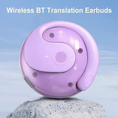Kabellose BT KI-Übersetzer-Ohrhörer 99 % Genauigkeit 144 Sprachen Intelligenter Sprachübersetzer Übersetzungsgerät für Reisen und Geschäft