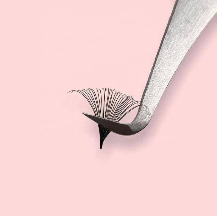 Eyelash Extension Blooming Lashes Easy Fan Lash Tray Matte Black Flat Lash Extensions