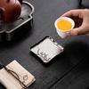 Vintage Alloy Coasters, Plum Orchid Bamboo Chrysanthemum Coasters, Cup Holders, Heat Insulation Pads, Tea Ceremony Accessories