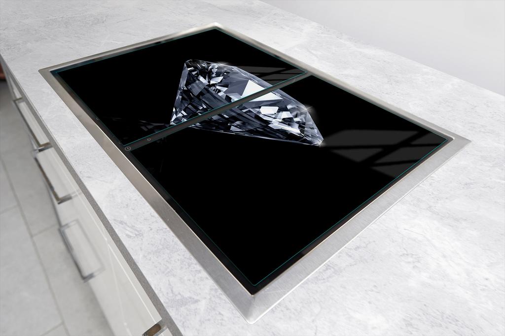 SZKLANA PŁYTA OCHRONNA DESKA 75x52 DIAMENT