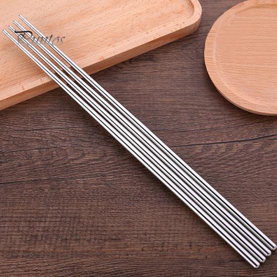 Kitchen Stainless Steel Non-slip Fried Hot Pot Noodles 14inch Long Chopsticks