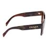 Prada Oversized Frame Acetate Square Sunglasses Unisex Couple Style Brown