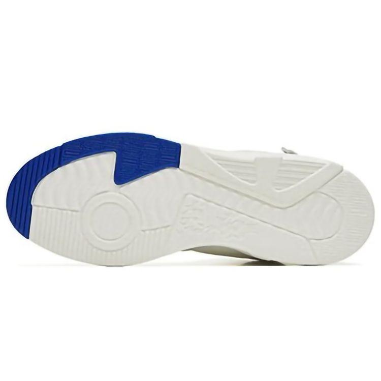 Anta Flame 3 Velcro High-Top Skate Shoes Men Skate Shoes White Blue 112248088-5