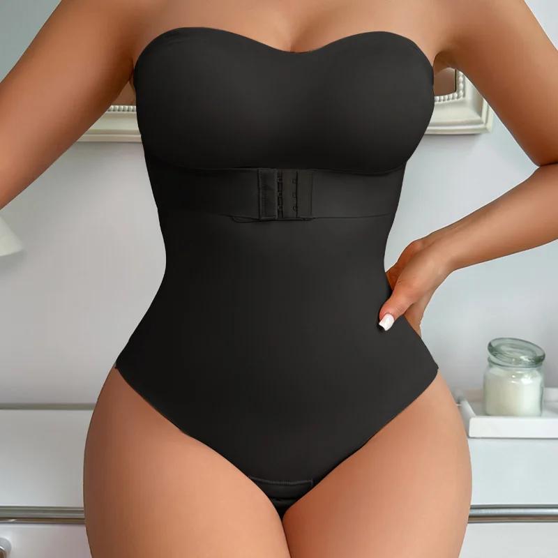 Tummy Control Shapewear Seamless Strapless Shortie Bodysuit For Women Hipster Sculpt Body Shapern Shapers Corset