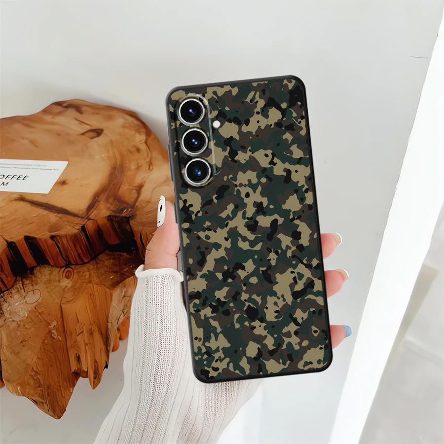 Camouflage Pattern Case for Samsung Galaxy A33 A34 A51 A52 A24 A31 A54 A71 A12 A13 A72 A73 A14 A15 A22 A23 A35 A41 A16 A21s Soft