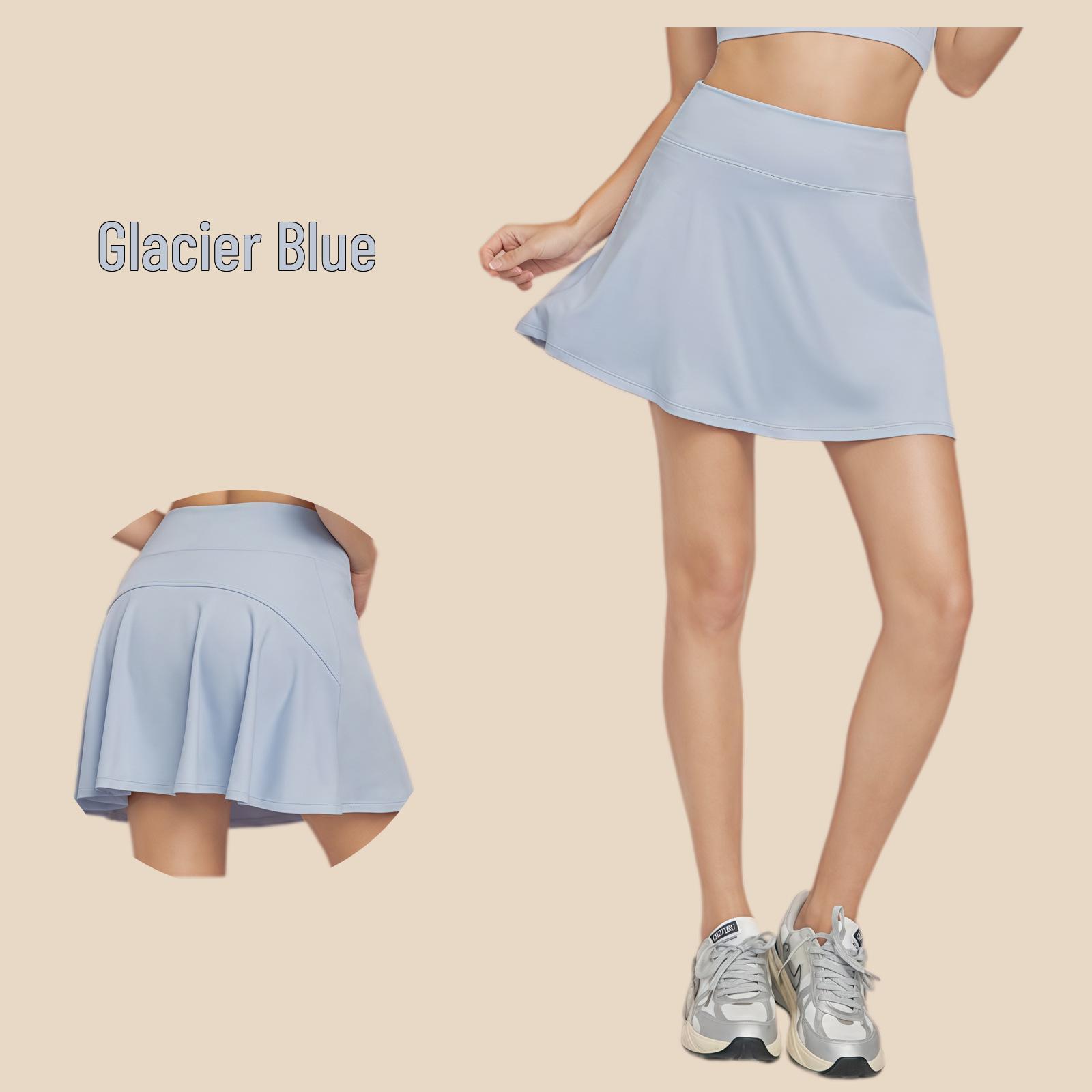 Women s Quick-Dry Yoga Skirt - Anti-Exposure, High-Waisted with Pockets, Ideal for Running, Tennis, and Fitness