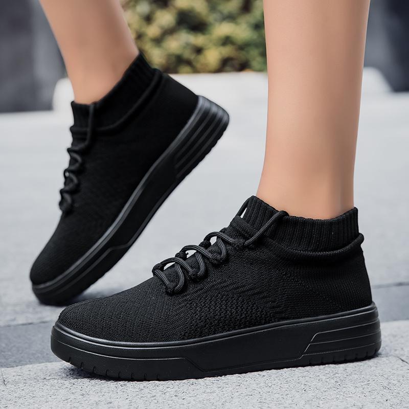 Schwarze Halbschuhe für Damen, Fahrschuhe, Turnschuhe, lässige Slipper für Herren, minimalistische, atmungsaktive Mokassins für Mädchen
