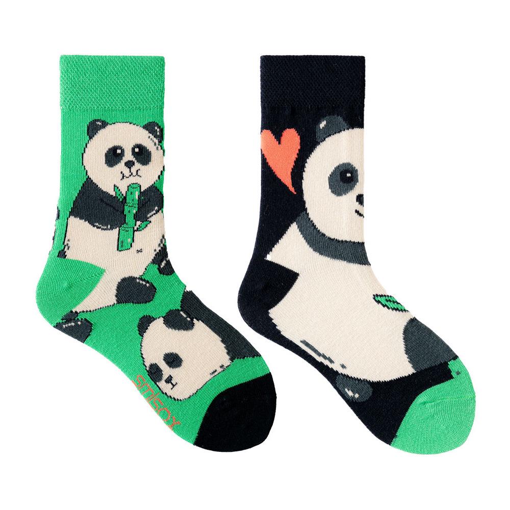 Children's Asymmetrical Cartoon Mid-Calf Socks - Colorful Parent-Child Style, Trendy Fashion for Kids