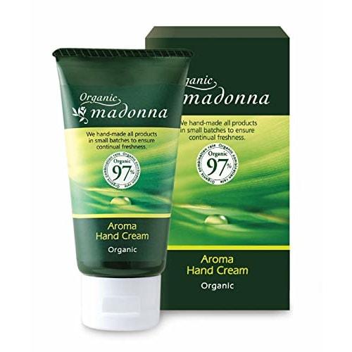 Organic Madonna Aroma Hand Cream 50ml, 30% Shea Butter, Citrus Scent, Highly Moisturizing, Sensitive Skin