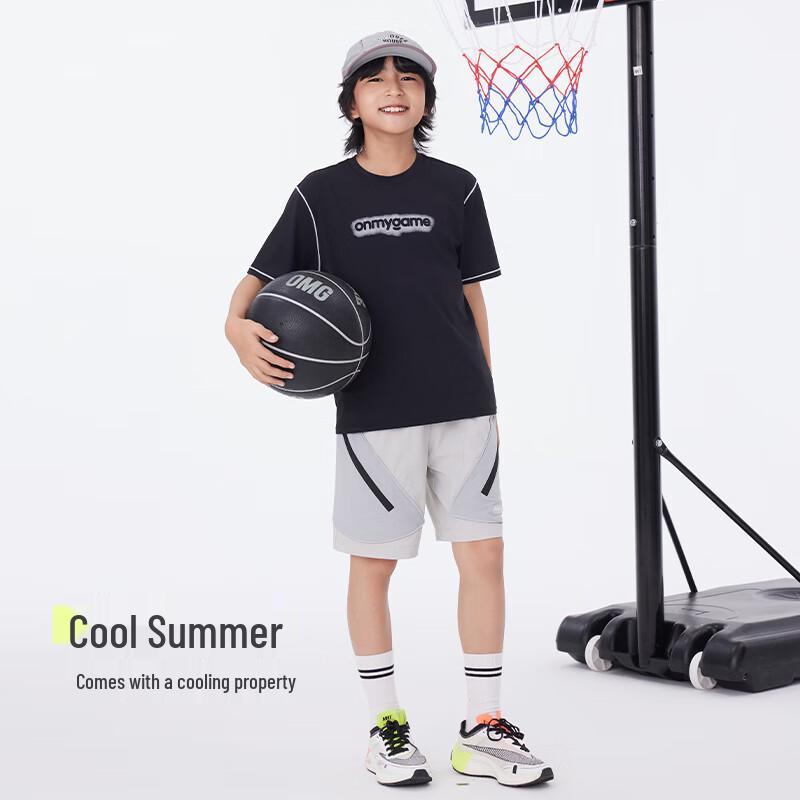 onmygame Boys Quick-Dry Sun Protection Sports T-shirt 140