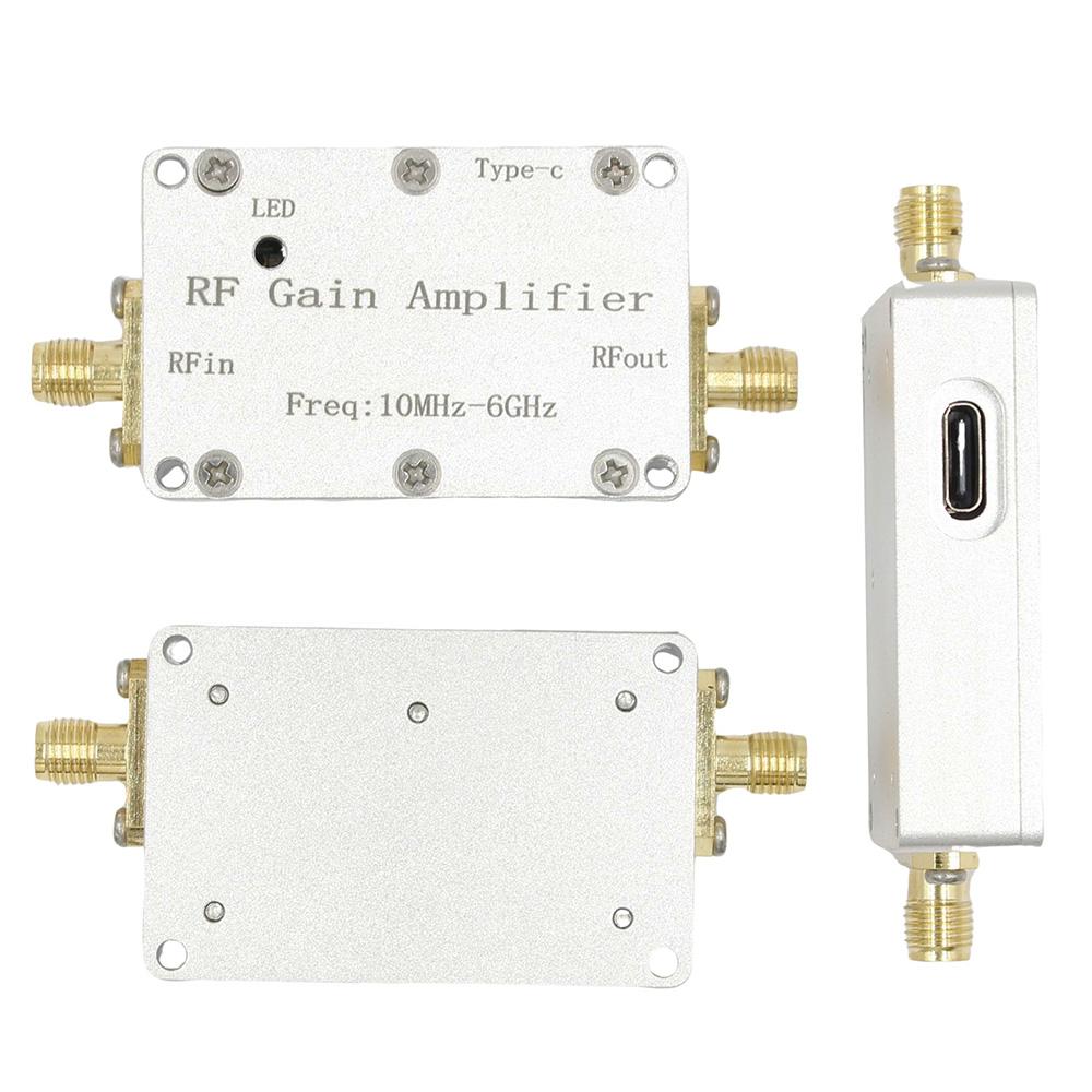 10M-6GHz RF Gain Amplifier 10dB 20dB 30dB 40dB High Flatness RF Power Amplifier Drive Signal 433M 915M 1.2G 1.5G 2.4G 5.8G