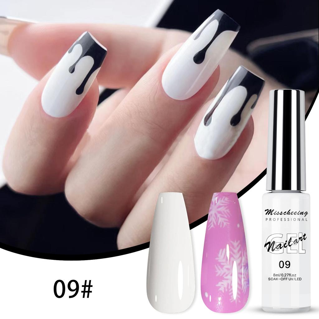 12 Salad Wire Glue 3D Painted Nail Wire Glue Nail Brush Glue Hook Set