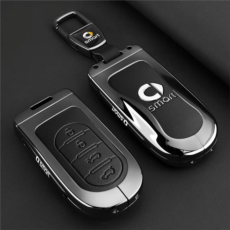 Compatible Mercedes Smart 5th Gen Key Case for 24/25 Models – Car Shell Buckle Pouch