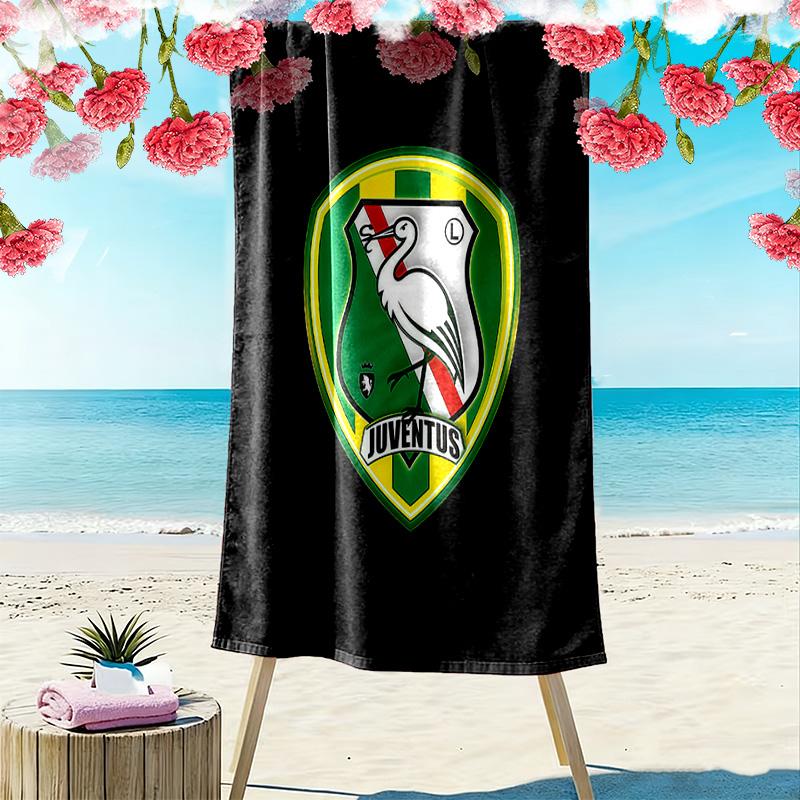 ADO Den Haag Print Strandtuch, Großes Weiches Schnelltrocknendes Handtuch für Strand Camping Schwimmen