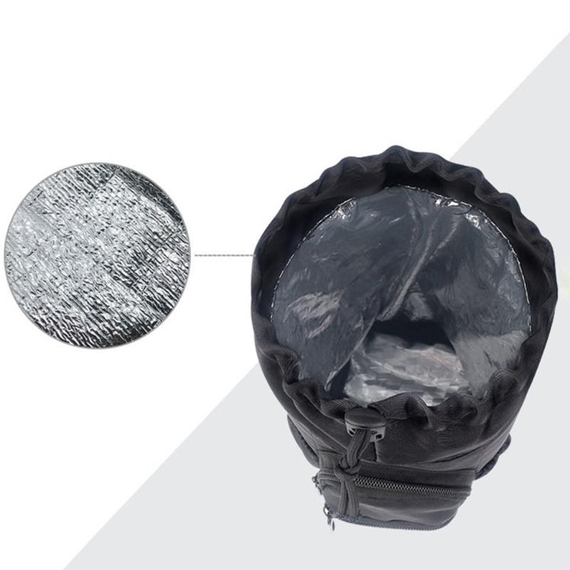 Portable Insulated Water Bottle Carrier Bag Adjustable Shoulder Strap Bottle Pouch Holder for Hiking Travelling Camping