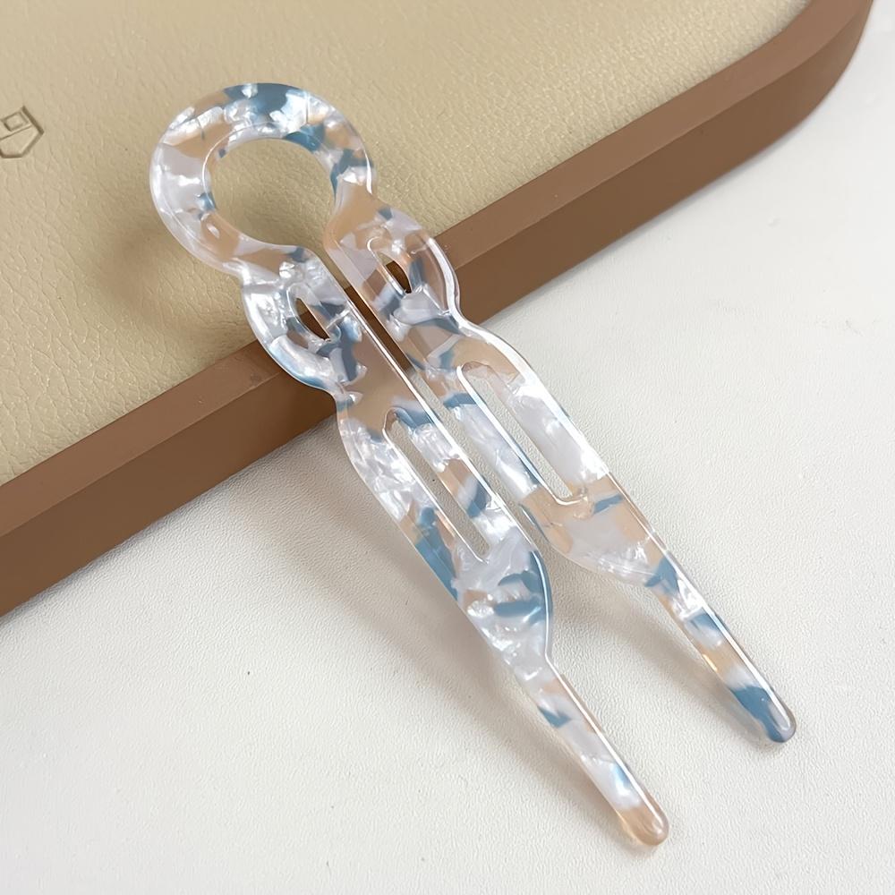 [Vintage Französische Haarnadeln] Vintage Französische Haarnadeln - U-förmige Haarspangen für Damen, Perfekt für Dutt & Hochsteckfrisuren, Instagram-tauglicher Retro-Stil