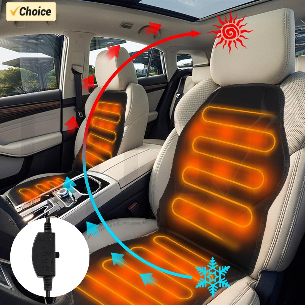 Winter Beheizter Autositzbezug 12V Heizwärmer Autositzkissen Auto Universal Autositzschoner Umhangbezug Polsterset
