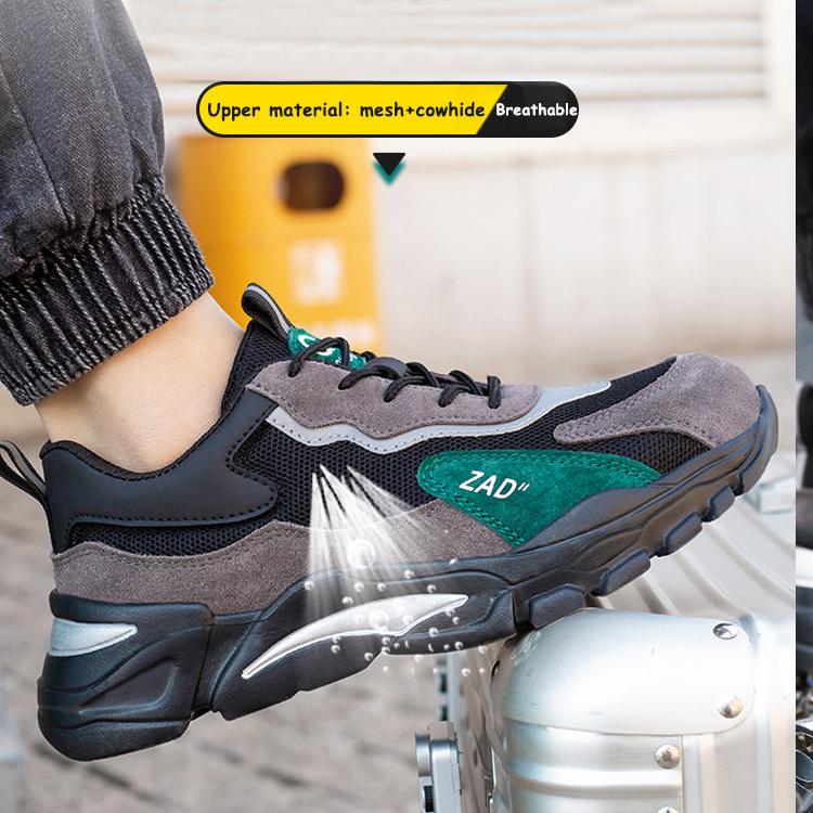 Lehká pracovní bezpečnostní obuv Pánská bezpečnostní obuv Pracovní tenisky odolná proti propíchnutí Pracovní obuv ocelová tužinka Pánská obuv