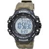 Crepha TELVA Digital Multifunction Watch 5 ATM Water Resistant Stopwatch Large Screen Khaki Men's Sports
