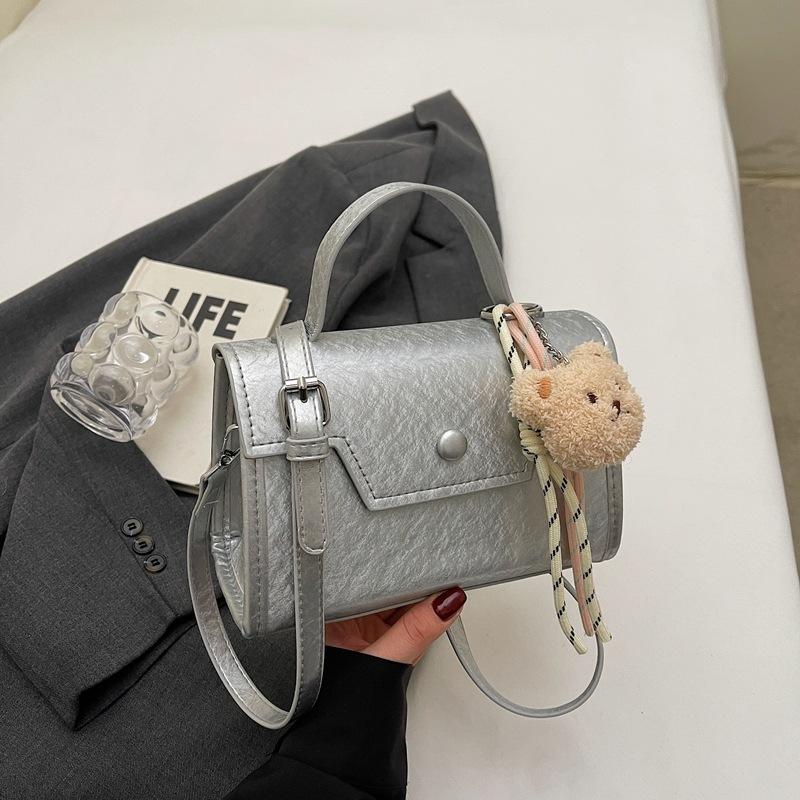 New High-end Fashion Oblique Span Bag Versatile Handbag Spring Small Square Bag Casual Shoulder Bag