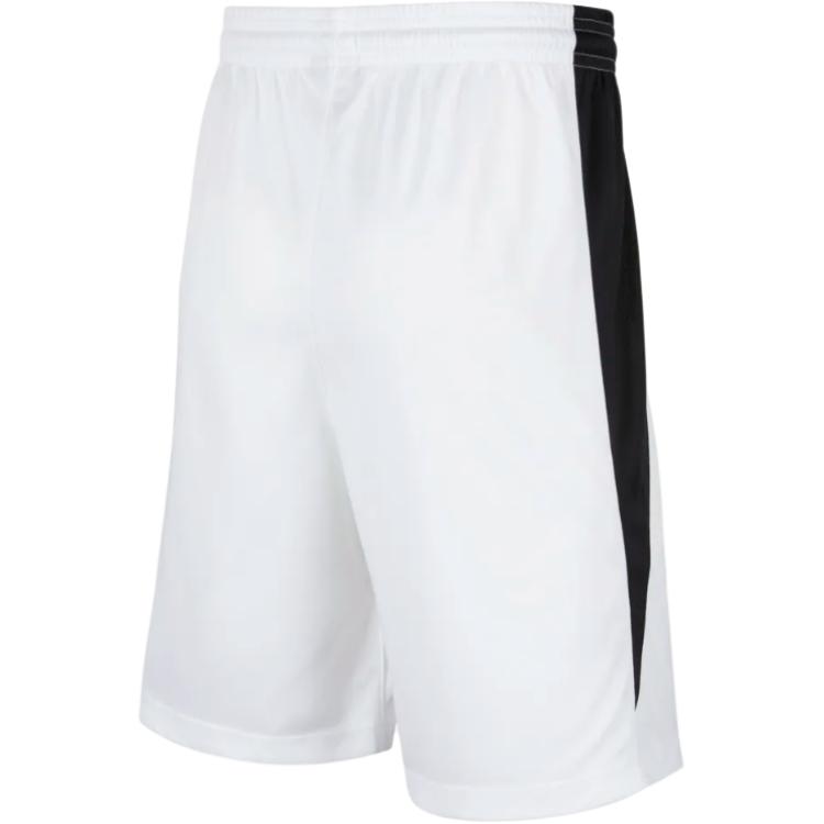 Nike Comfortable Versatile Elastic Shorts Youth Kids Shorts White Black HF0699-100