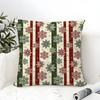 Striped Painted Color Print Pattern Pillow Case Linen Pillow Case Sofa Home Decor Cushion Cover Cushion Cove