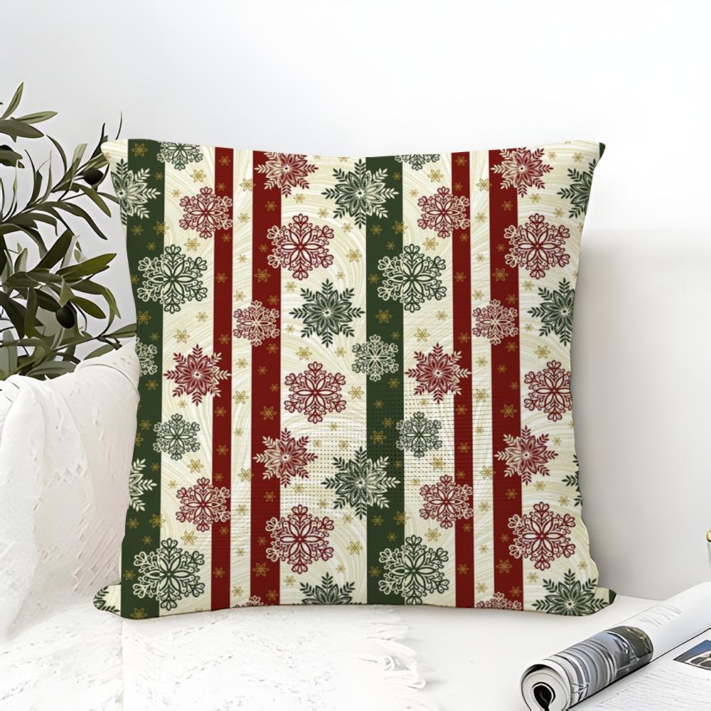 Striped Painted Color Print Pattern Pillow Case Linen Pillow Case Sofa Home Decor Cushion Cover Cushion Cove