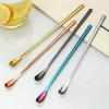 304 Stainless Steel Japanese Stirring Spoon - Long Handle for Coffee, Dessert, Mug, Ice Cream, Bar Use