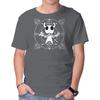 Unisex Crew Neck T-Shirt Bug Knight Graphic Short Sleeve Casual Tee