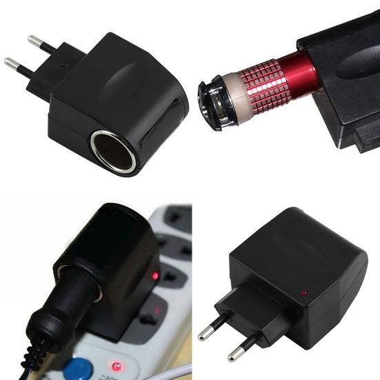 90V-240V AC to 12V DC EU Plug Car Power Car Cigarette Lighter Socket Converter