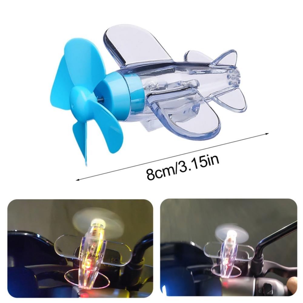 Motorcycle Propeller Bicycle Motorbike Handlebar Decoration Wind Powered Airplane Broken Wind Cycling Riding Accessories