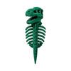 Dinosaur Costume for Dogs Cats - Soft Plush Skeleton Halloween Outfit for Medium Large