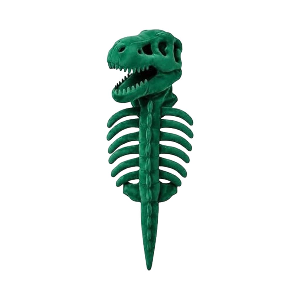 Dinosaur Costume for Dogs Cats - Soft Plush Skeleton Halloween Outfit for Medium Large